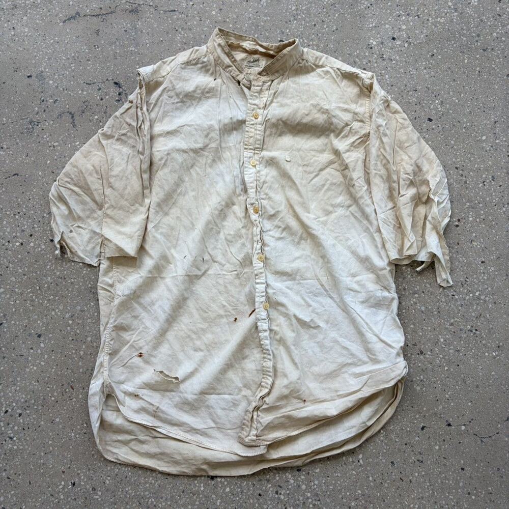 Vintage 50s Archdale White Cotton Sanforized Shirt